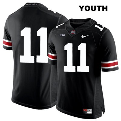 Youth NCAA Ohio State Buckeyes Austin Mack #11 College Stitched No Name Authentic Nike White Number Black Football Jersey JN20S68LK